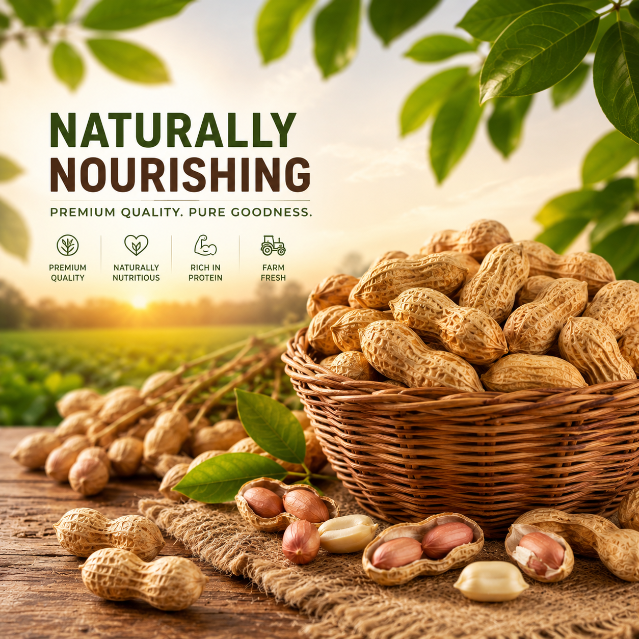 Premium Raw Indian Groundnuts
